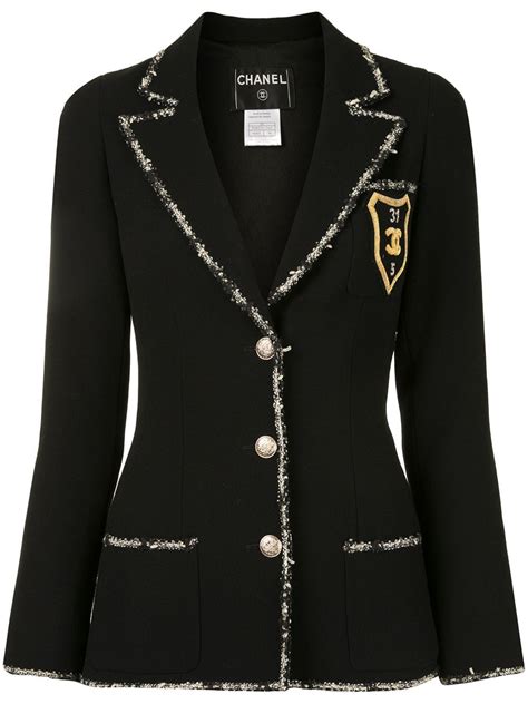 chanel occasion|pre owned chanel blazers.